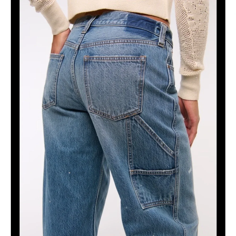 Madewell Relaxed Straight‎ Carpenter Pocket Utility Baggy Fit Jeans Size 33 30